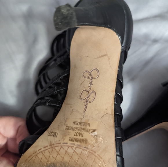 Jessica Simpson gladiator style heels - Picture 5 of 7